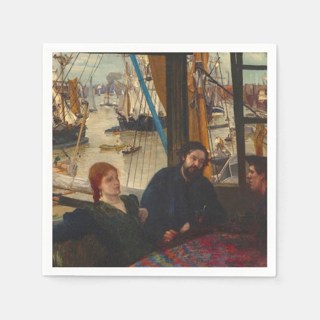 James Whistler - Wapping Serviette (Vorderseite)