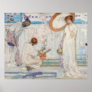 James Whistler - Weiße Symphonie, drei Mädchen Poster