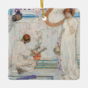 James Whistler - White Symphony, Three Girls Keramikornament