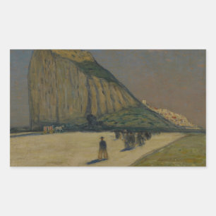James Wilson Morrice - Gibraltar Rechteckiger Aufkleber