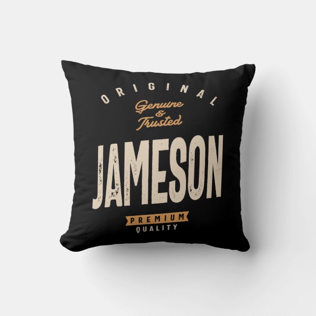 Jameson Personalisiert Name - Funny Jameson Kissen (Vorderseite)