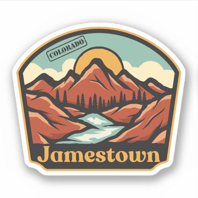 Jamestown, Colorado Sticker (Vorderseite)