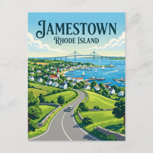Jamestown Rhode Island Postkarte