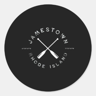 Jamestown Rhode Island Ri Runder Aufkleber