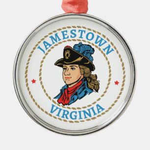 Jamestown Virginia Colonial Ornament Aus Metall