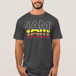 Jami Vorname Lustig Vintage Sonnenuntergang Jami F T-Shirt