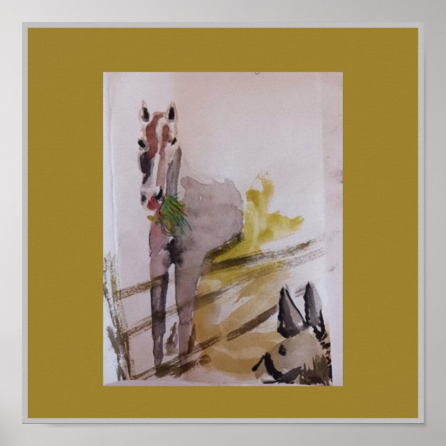 Jamie Baby Racehorse mare meets Penelope Poster (Vorne)