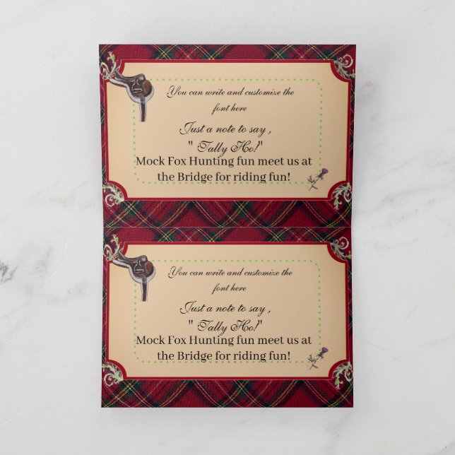 Jamie & Poppy Tartan-Jagd (Innenseite)