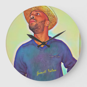 Jamil Value Time: Custom Wall Clock Große Wanduhr