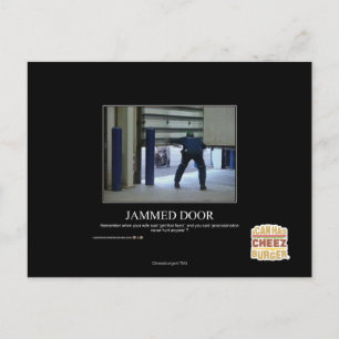 Jammed Door Postkarte