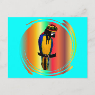 JAMMIN PAPAGEI POSTKARTE