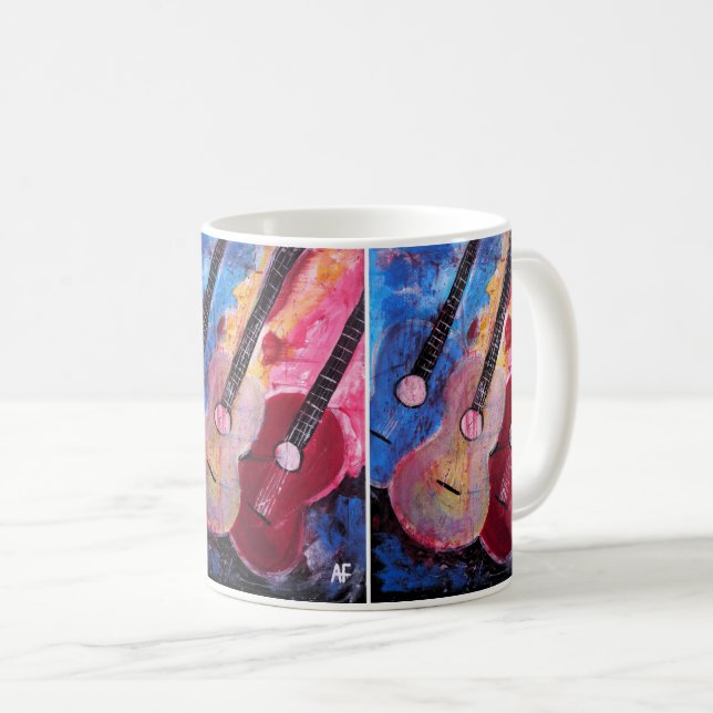 Jamming be Goode Gemälde von Alfred Fox Kaffeetasse (VorderseiteRechts)