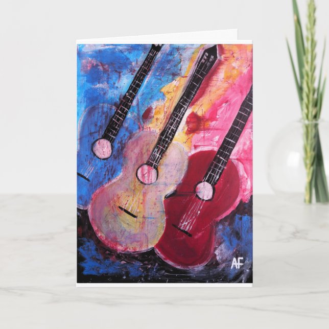Jamming be Goode Gemälde von Alfred Fox Karte (Vorderseite)