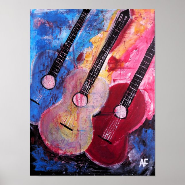 Jamming be Goode Gemälde von Alfred Fox Poster (Vorne)