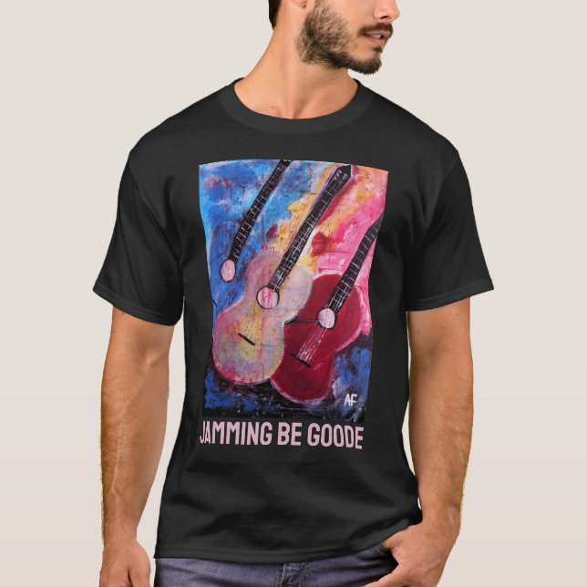 Jamming be Goode Gemälde von Alfred Fox T-Shirt (Vorderseite)
