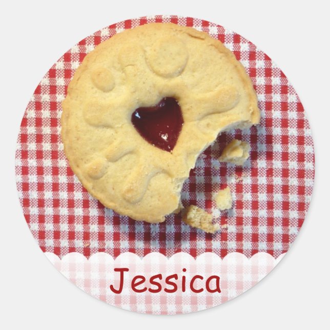 Jammy Dodger Party Sticker (Vorderseite)