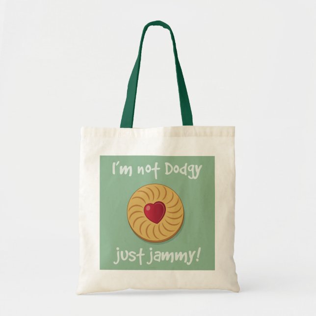Jammy Dodger Retro Tote Bag Tragetasche (Vorne)