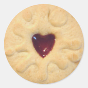 Jammy Dodger Runder Aufkleber