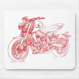 Jamswurzel FZ09 MT09 2017 Mousepad