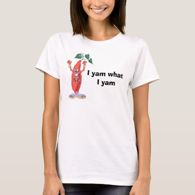 Jamswurzel I was i-Jamswurzel T-Shirt (Vorderseite)