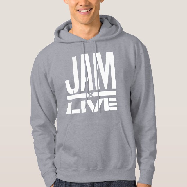 JamxliVe Logo Sweatshirt - Grau (Vorderseite)