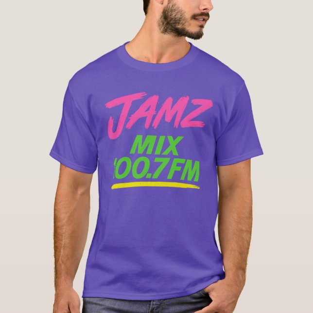 JAMZ MIX 100,7 FM T-Shirt (Vorderseite)