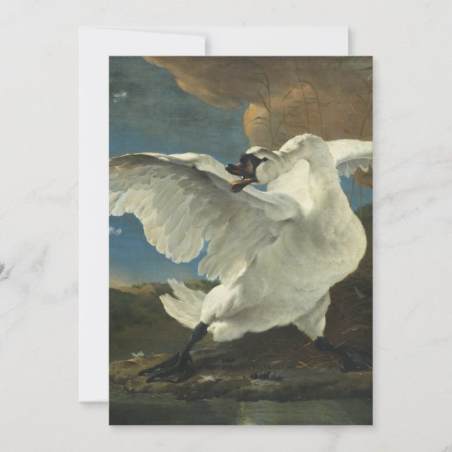 Jan Asselyn - The Threatened Swan (Vorderseite)