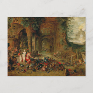 Jan Brueghel - Schmiede des Vulkans Postkarte