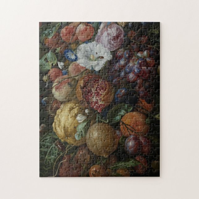 Jan Davidsz. De Heem - Feier des Obstes und der Bl Puzzle (Vertikal)
