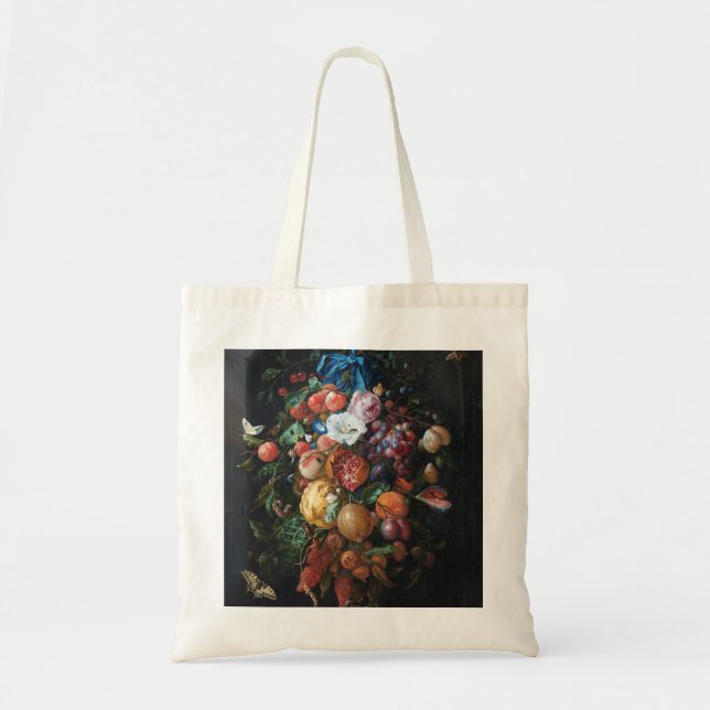 Jan Davidsz de Heem, Fest der Früchte und Blume Tragetasche (Vorne)