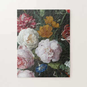 Jan Davidsz de Heem - Stillleben mit Blume Puzzle