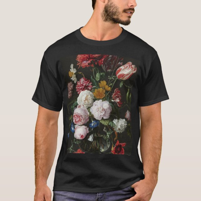 Jan Davidsz. De Heem - Stillleben mit Blume T-Shirt (Vorderseite)