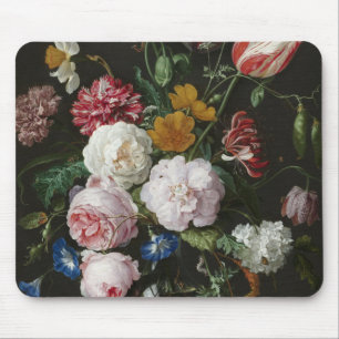 Jan Davidsz. De Heem - Stillleben mit Blumen Mousepad