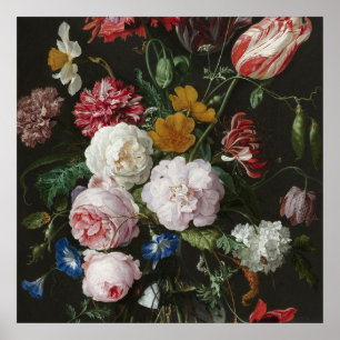 Jan Davidsz. De Heem - Stillleben mit Blumen Poster