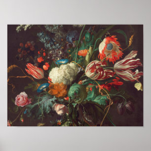 Jan. Davidsz De Heem - Vase Blumen Poster