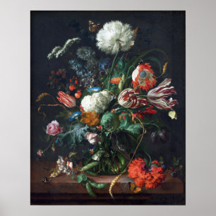 Jan Davidsz de Heem Vase von Blume Poster
