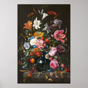 Jan Davidsz de Heem's Vasen-Blumen 2 Poster