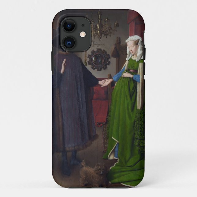 Jan. Eyck- die Arnolfini Hochzeit Case-Mate iPhone Hülle (Rückseite)