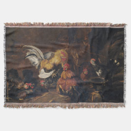 Jan Fyt Cockfight Decke