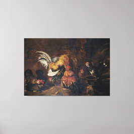 Jan Fyt Cockfight Leinwanddruck