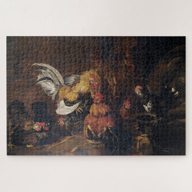 Jan Fyt Cockfight Puzzle (Horizontal)