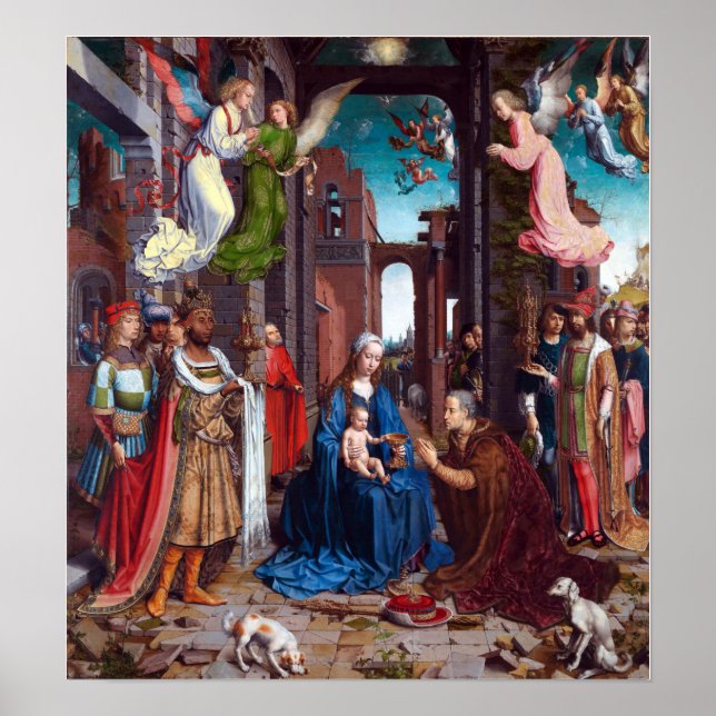 Jan Gossaert Adoration of the Magi Poster (Vorne)