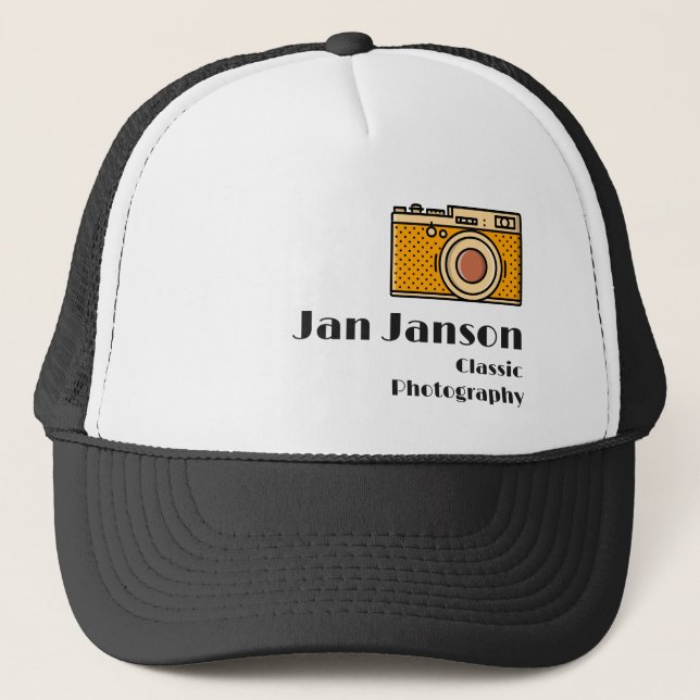 Jan Janson Classic Photography (or your name) Truckerkappe (Vorderseite)