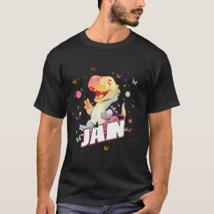 JAN - Niedlicher Name des Jungen mit niedlichem Di T-Shirt
