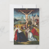 Jan Provost Kreuzigung Jesu Heilige Karte