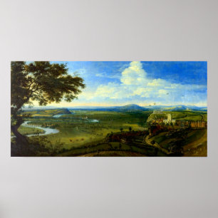 Jan Siberechts View of Nottingham aus dem Osten Poster