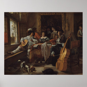 Jan Steen - Das Familienkonzert Poster