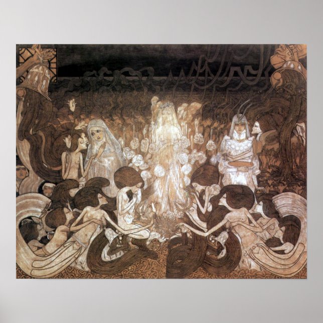 Jan Toorop The Three Brides Art Nouveau Poster (Vorne)