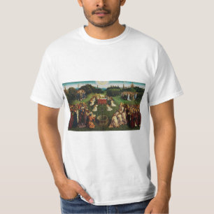 Jan van Eyck Anbetung des mystischen Lammes Kunst T-Shirt