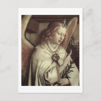 Jan van Eyck Angel, Genter Altar Fine Vintag Postkarte